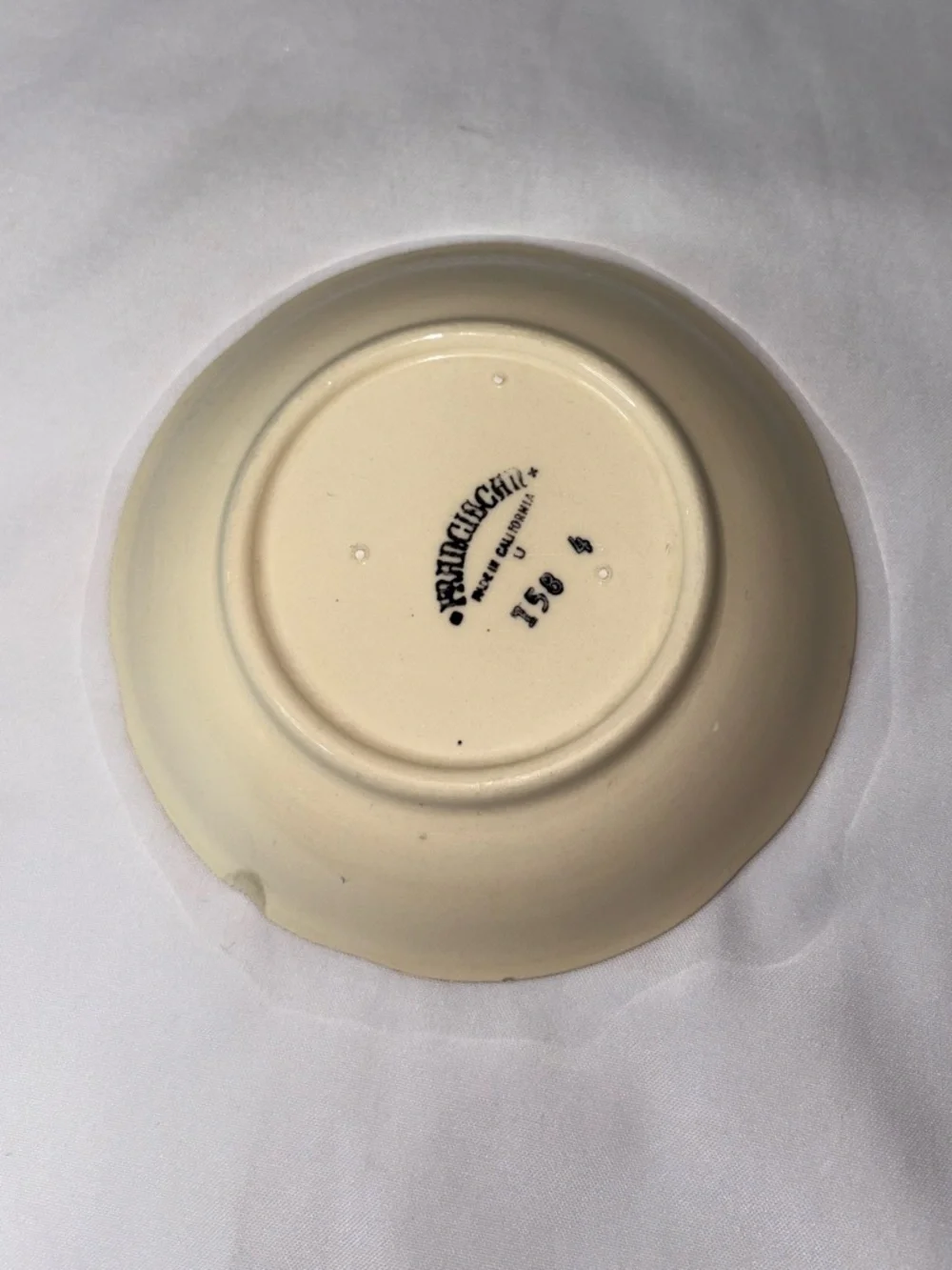 Franciscan Apple Set of 3 Shallow Bowls 5” Vintage USA Hand Painted - AS IS